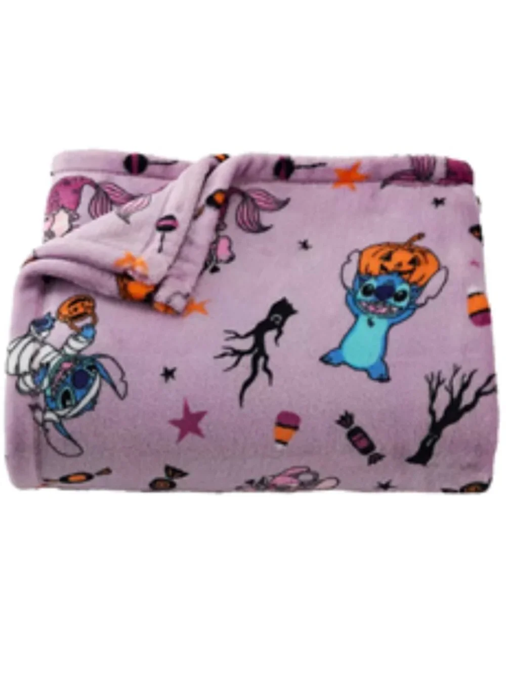 NWT ~ The Big One Disney's Stitch Halloween Plush Throw Blanket, 5 Ft. x 6 Ft.